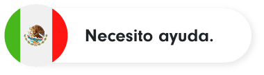 A text bubble that has "I need Help" translated to Spanish.